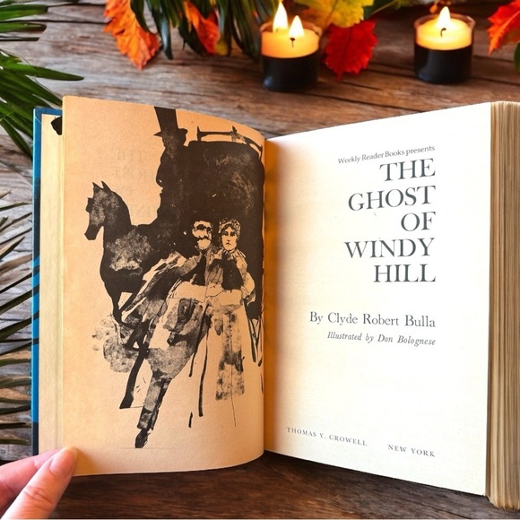 VINTAGE 1968 The Ghost of Windy Hill Hardcover by Clyde Robert Bulla - Picture 5 of 10